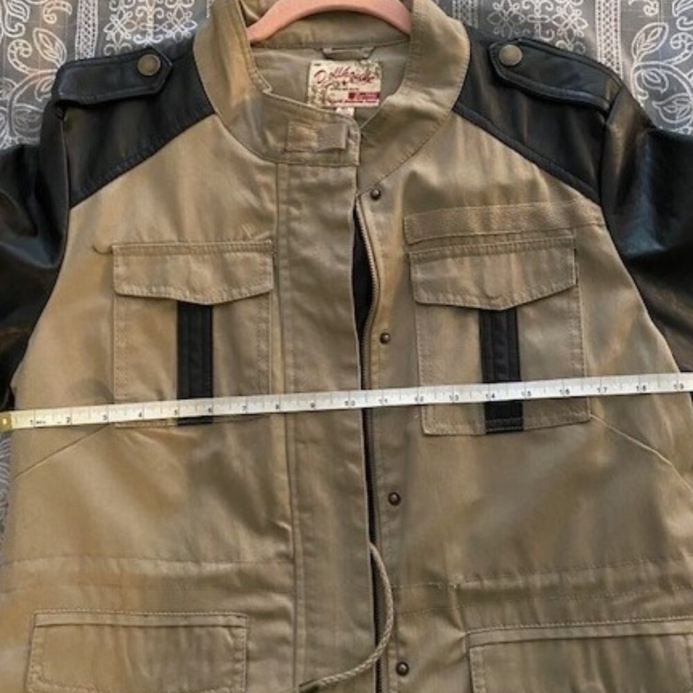 Two-Toned Black And Khaki Jacket - image 4